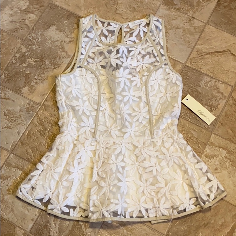 Sugarlips Flower Tank Top